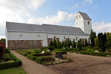 Romanische Dorfkirche Nörre Nebel aus dem 11. Jahrhundert