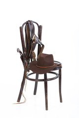 Old Chair And Cowboy Belt
