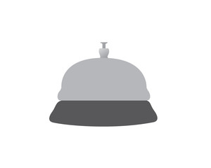 Reception Bell And Concierge Bell Flat Design