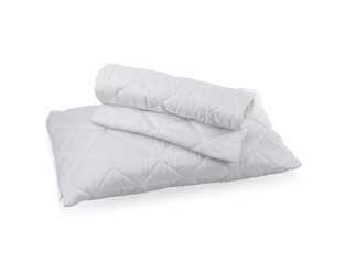 pillow with white protective mite pillow case