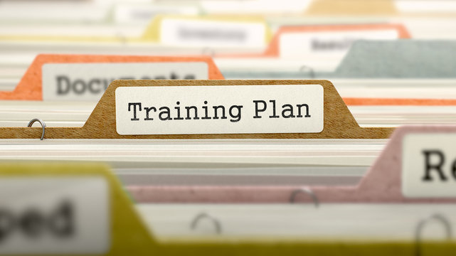 Training Plan on Business Folder in Catalog.