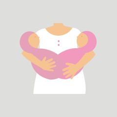 Icono maternidad GEMELAS