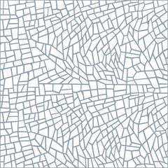 Fototapete Mosaik Nahtloser Mosaikhintergrund/Vektornahtloser Mosaikhintergrund in grauen und weißen Farben