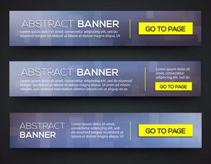 Abstract banner design