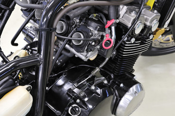 Obraz premium バイクの整備