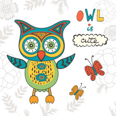 Owl is cute