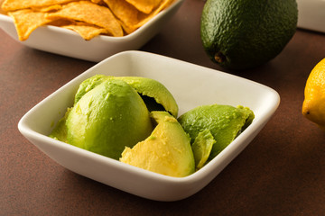 preparing of guacamole