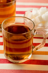 black tea with sugar