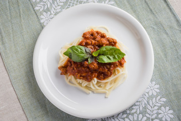 spaghetti bolognese