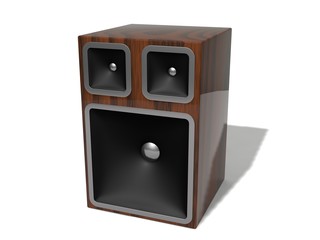 Obraz premium square speakers