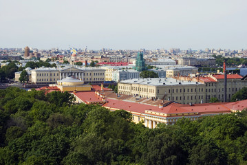 Fototapeta na wymiar View of Saint-Petersburg city, Russia.