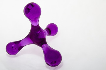 Plastic tool for body massage