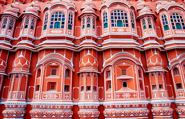 Hawa Mahal palace (Palace of the Winds), Jaipur, Rajasthan, India