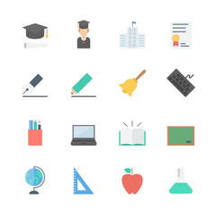 education icons set