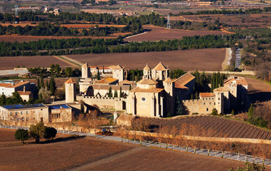 General view of Poblet Monaster