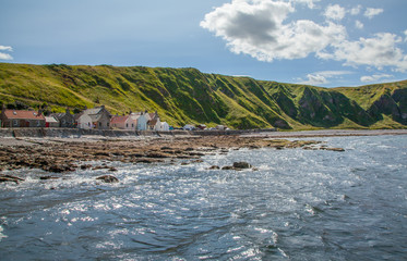 Crovie Idylisches Küstendorf Banff Aberdeenshire Scotland