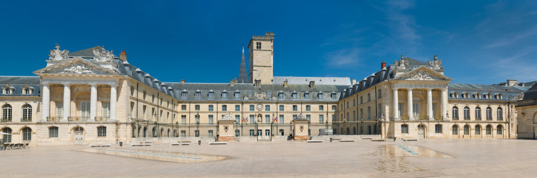 Palais des Ducs de Bourgogne  in a sunny summer day