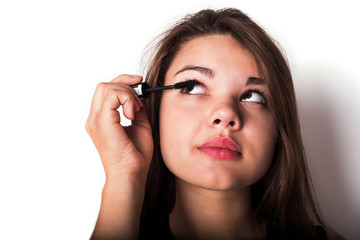 Makeup. Cosmetic. Base for Perfect Make-up.Applying Make-up. Iso