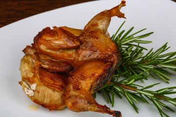Grilled quail