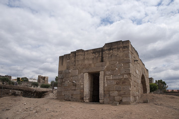 zona monumental del alcazaba de Mérida, España