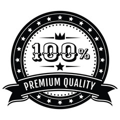 Retro monchrome label for design. Vector illustration.