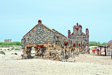 Remains of the Church at Dhanushkodi