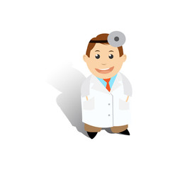 Doctor, icon vector image.