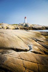 Peggys' Cove Lighthouse in Nova Scotia, Canada