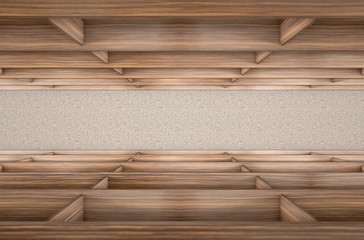 Library Bookshelf Empty