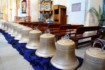 New Carillon exposition in Church of Sacred Jakob and Phillip