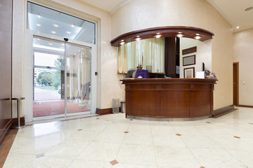 Hotel interior - reception area