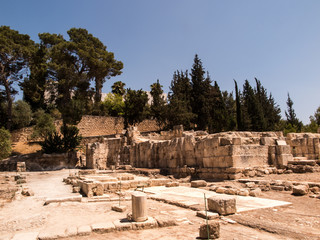 Old ruins of the village of Emmaus.