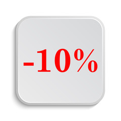 10 percent discount icon