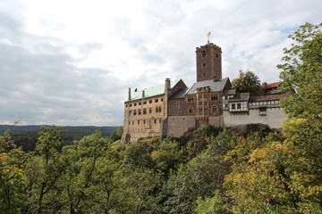 Fototapeta na wymiar Wartburg bei Eisenach