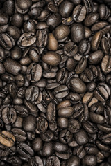 roasted coffee beans, can be used as a background