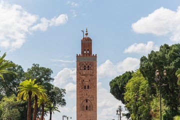 Obraz premium the minaret in marrakesh