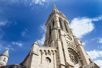 Fototapeta na wymiar Magnificent gap Cathedral in France 