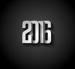 2016 New Year Background for modern seasonal card