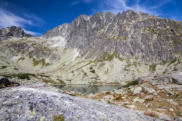 Fototapeta na wymiar Peak - Gerlachovsky stit in High Tatras, Slovakia