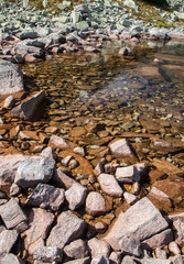 Tarn Batizovske pleso in High Tatras, Slovakia