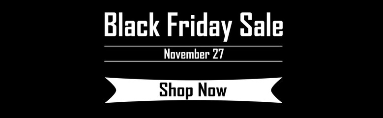 Black friday sale web banner graphic deals