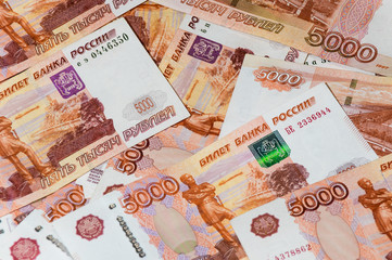 Ruble banknotes