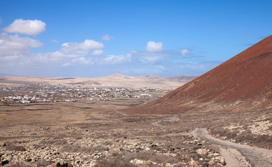 Fuerteventura, Canary Islands, path from Lajares to Calderon Hon