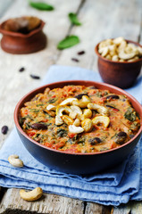 cashew butter spinach and red bean stew