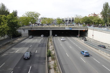 Trafic routier sur le périphérique à Paris