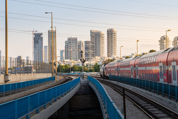 Tel Aviv university train station