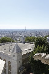 Paysage urbain à Paris, vue depuis le Sacré Cœur