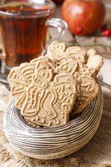 Speculaas is a type of spiced shortcrust biscuit