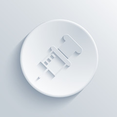 Vector modern  light circle icon