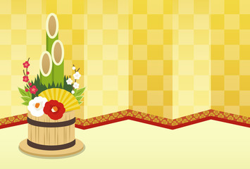 年賀　背景素材